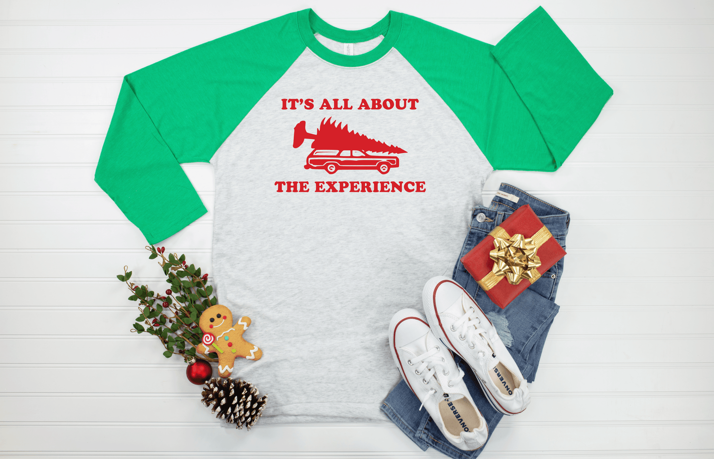 All About the Experience Tee Raglan