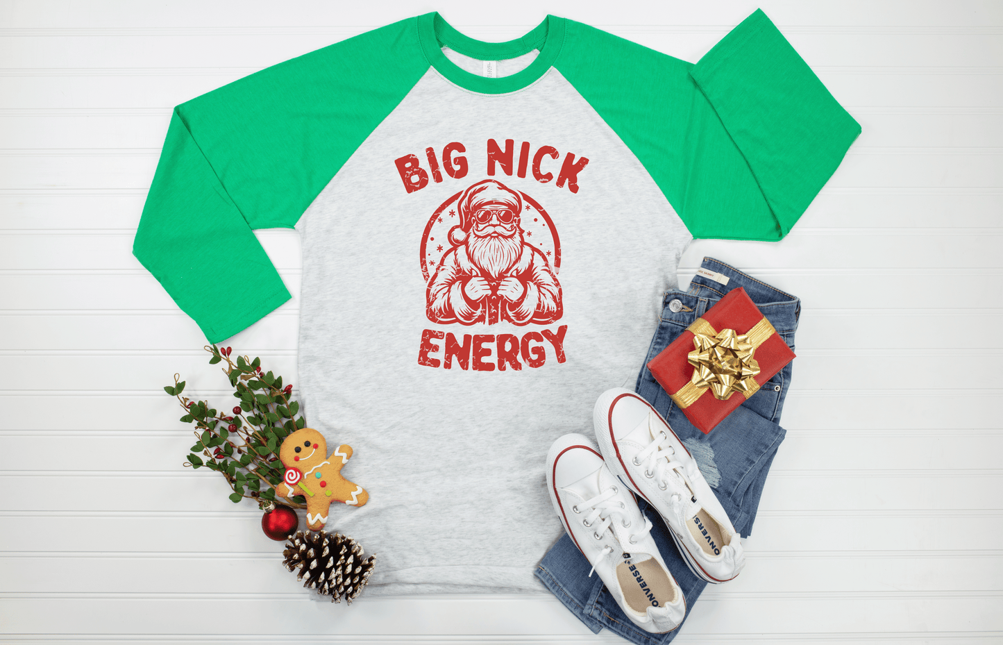 Big Nick Energy Raglan