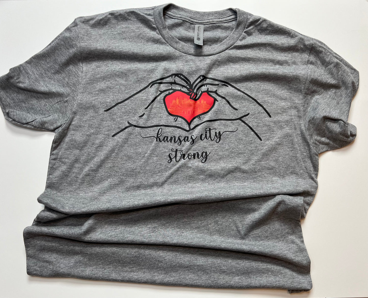 Adult Heart Hands KC Strong