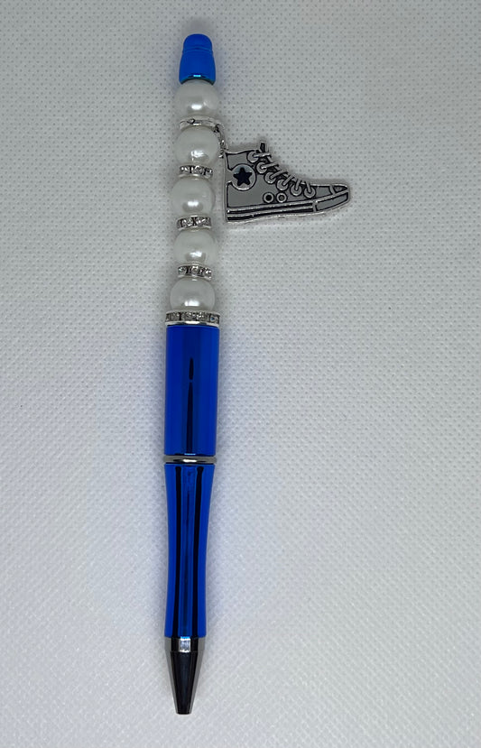 Chucks and Pearls Power Pen -- Blue Ink