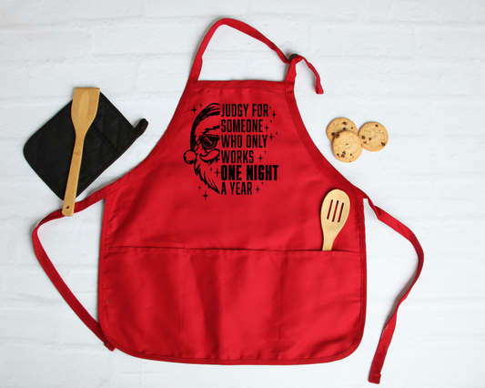 Judgy Santa Apron